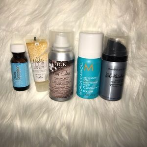 Travel size hair products